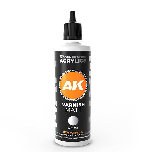 AK Interactive AK11237 3G Matt Varnish Paint 100ml - A-Z Toy Hobby