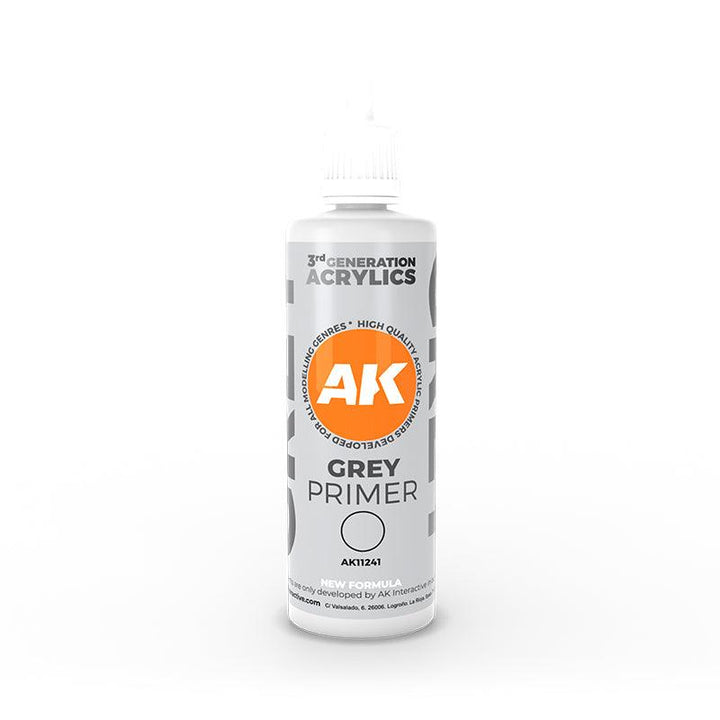 AK Interactive AK11241 3G Gray Primer Paint 100ml - A-Z Toy Hobby