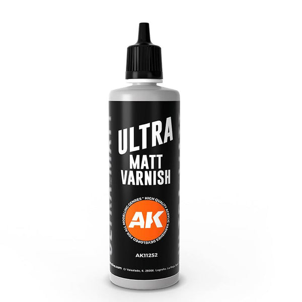 AK Interactive AK11252 Ultra Matt Varnish Paint 100ml - A-Z Toy Hobby