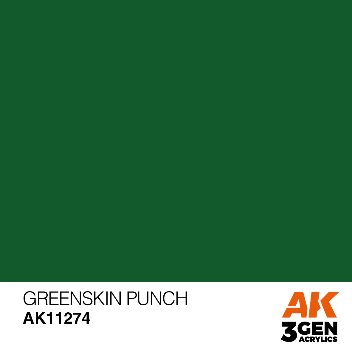 AK Interactive AK11274 3G Greenskin Punch Color Paint 17ml - A-Z Toy Hobby