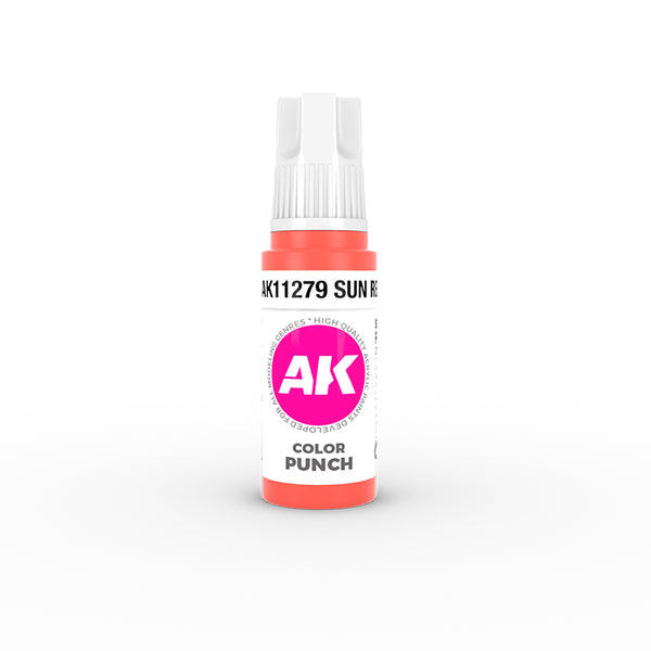 AK Interactive AK11279 3G Sun Red Punch Color Paint 17ml