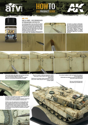 AK Interactive AK123 Weathering OIF & OEF US Vehicles Streaking Effects Enamel 35ml - A-Z Toy Hobby