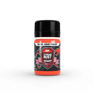AK Interactive AK14001 Standard Rust Liquid Pigment 35ml - A-Z Toy Hobby