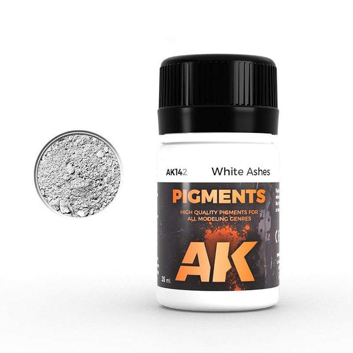 AK Interactive AK142 White Ashes Pigment 35ml - A-Z Toy Hobby