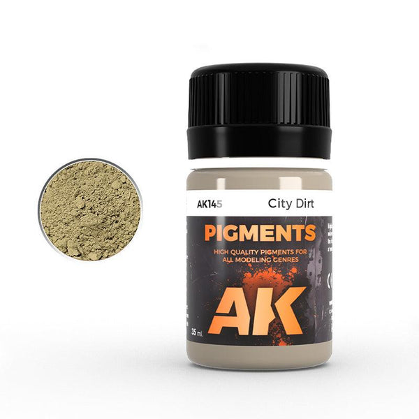 AK Interactive AK145 City Dirt Pigment 35ml - A-Z Toy Hobby