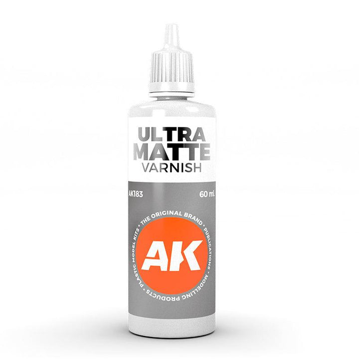 AK Interactive AK183 Ultra Matt Varnish Paint 60ml - A-Z Toy Hobby