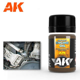 AK Interactive AK2019 Weathering Aircraft Engine Oil Enamel 35ml - A-Z Toy Hobby