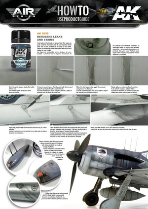 AK Interactive AK2039 Weathering Kerosene Leaks And Stains Enamel 35ml - A-Z Toy Hobby
