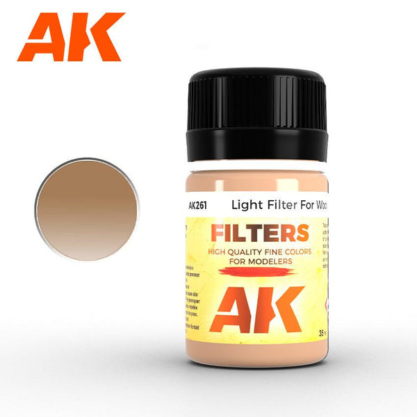 AK Interactive AK261 Weathering Ocher for Sand / Light for Wood Filters Enamel 35ml - A-Z Toy Hobby