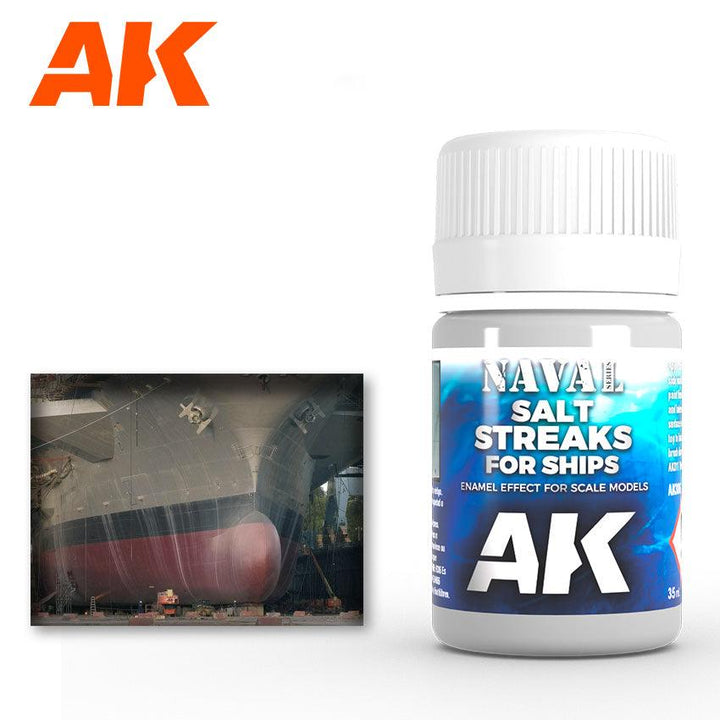 AK Interactive AK306 Weathering Salt Streaks For Ships Enamel 35ml - A-Z Toy Hobby