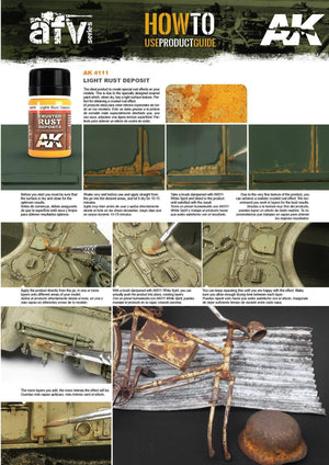 AK Interactive AK4111 Weathering Light Rust Deposits Enamel 35ml - A-Z Toy Hobby