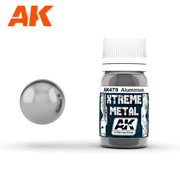 AK Interactive AK479 Xtreme Metal Aluminum 30ml - A-Z Toy Hobby