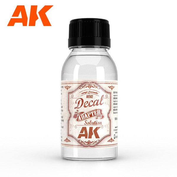 AK Interactive AK582 Decal Adapter Solution 100ml - A-Z Toy Hobby