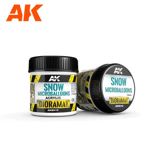 AK Interactive AK8010 Diorama Snow Microballoons 100ml - A-Z Toy Hobby