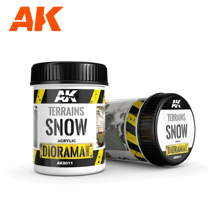 AK Interactive AK8011 Diorama Terrains Snow 250ml - A-Z Toy Hobby