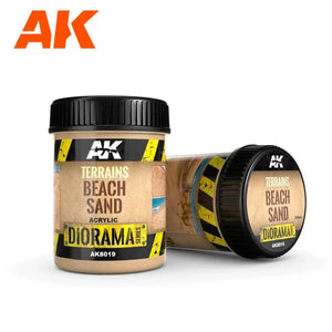 AK Interactive AK8019 Diorama Terrains Beach Sand 250ml - A-Z Toy Hobby