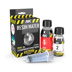 AK Interactive AK8044 Diorama Resin Water 2 Components Epoxy Resin 180ml - A-Z Toy Hobby