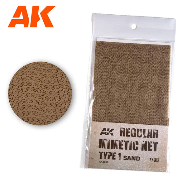 AK Interactive AK8060 Camouflage Net Sand Type 1 - A-Z Toy Hobby