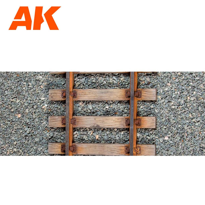 AK Interactive AK8072 Diorama Railroad Ballast 100ml - A-Z Toy Hobby