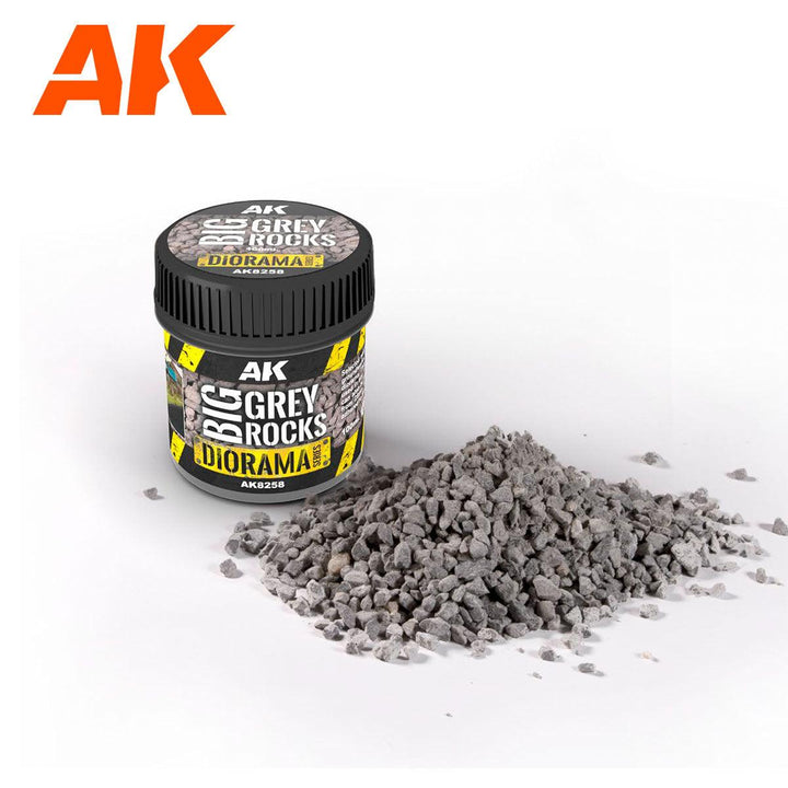 AK Interactive AK8258 Diorama Big Gray Rocks 100ml - A-Z Toy Hobby