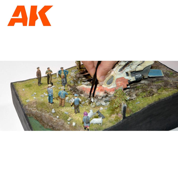 AK Interactive AK8258 Diorama Big Gray Rocks 100ml - A-Z Toy Hobby