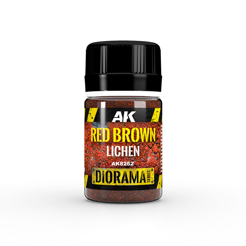 AK Interactive AK8262 Diorama Red Brown Lichen 35ml - A-Z Toy Hobby