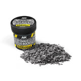 AK Interactive AK8301 Diorama Small Flat Rocks 100ml - A-Z Toy Hobby