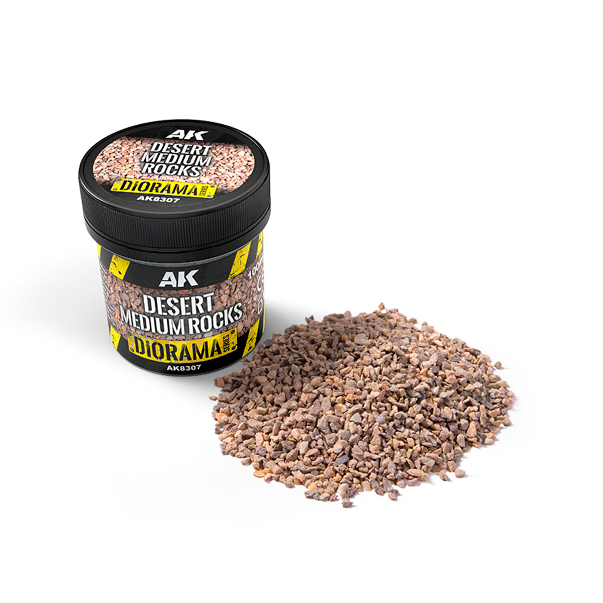 AK Interactive AK8307 Diorama Desert Medium Rocks 100ml - A-Z Toy Hobby