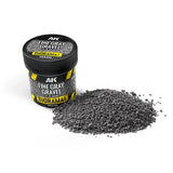 AK Interactive AK8308 Diorama Fine Gray Gravel 1 - 3mm 100ml - A-Z Toy Hobby
