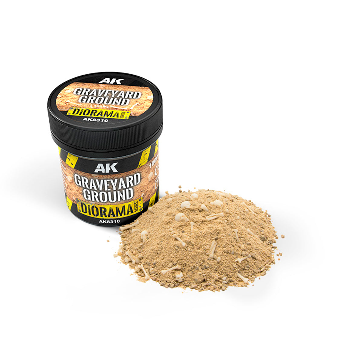 AK Interactive AK8310 Diorama Graveyard Ground 100ml - A-Z Toy Hobby