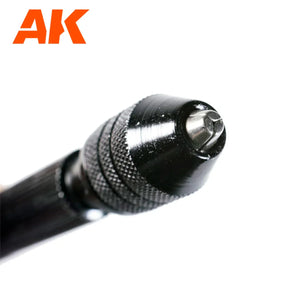 AK Interactive AK9006 Hand Drill Precision Pin Vise (0.2mm - 3.4mm) - A-Z Toy Hobby
