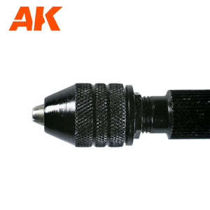 AK Interactive AK9006 Hand Drill Precision Pin Vise (0.2mm - 3.4mm) - A-Z Toy Hobby