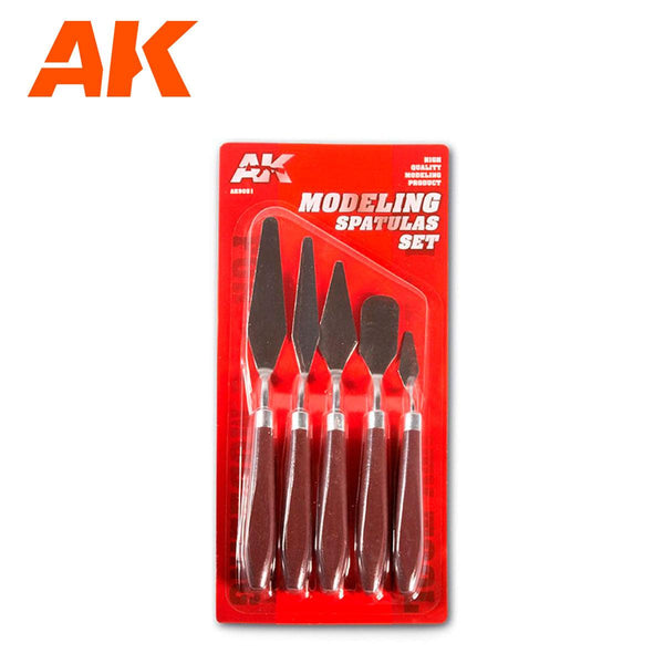 AK Interactive AK9051 Modeling Spatulas Set - A-Z Toy Hobby