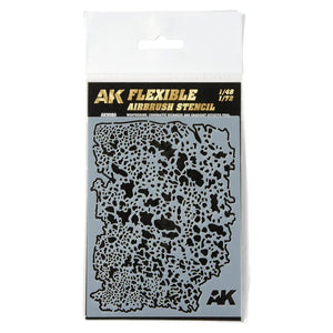 AK Interactive AK9080 Flexible Airbrush Stencil 1/48 – 1/72 - A-Z Toy Hobby