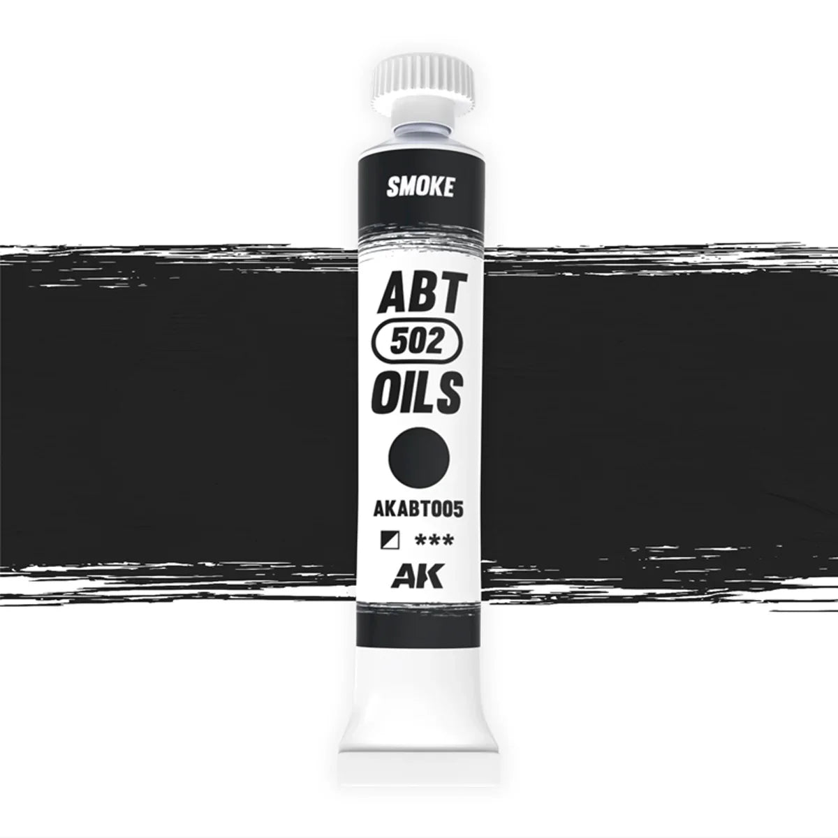 AK Interactive AKABT005 Smoke ABT 502 Oils - A-Z Toy Hobby