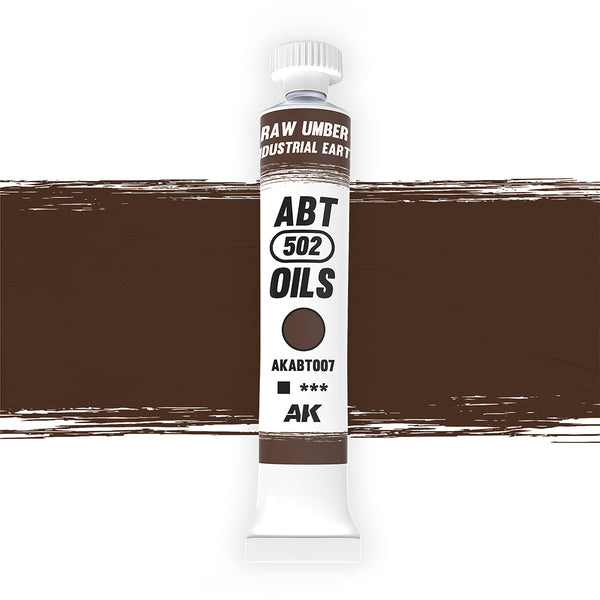 AK Interactive AKABT007 Raw Umber/Industrial Earth ABT 502 Oils
