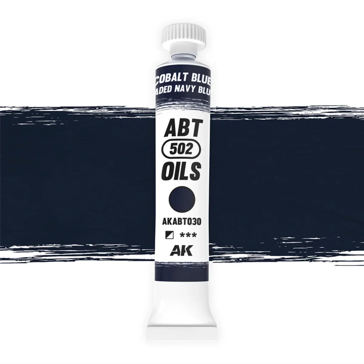 AK Interactive AKABT030 Cobalt Blue/Faded Navy Blue ABT 502 Oils - A-Z Toy Hobby