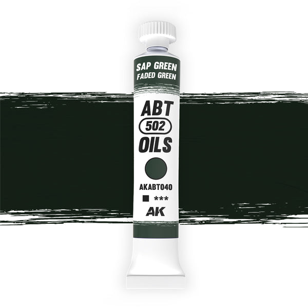 AK Interactive AKABT040 Sap Green/Faded Green ABT 502 Oils