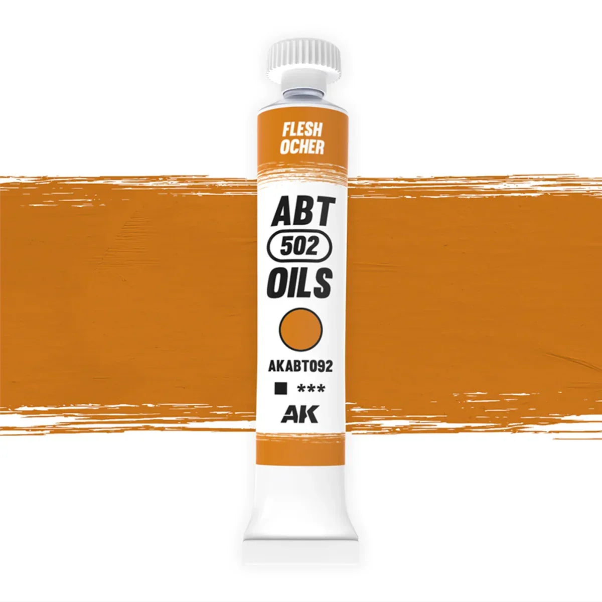 AK Interactive AKABT092 Flesh Ocher ABT 502 Oils - A-Z Toy Hobby
