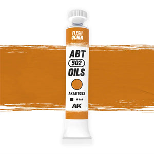 AK Interactive AKABT092 Flesh Ocher ABT 502 Oils - A-Z Toy Hobby