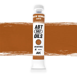 AK Interactive AKABT093 Raw Sienna/Earth ABT 502 Oils - A-Z Toy Hobby