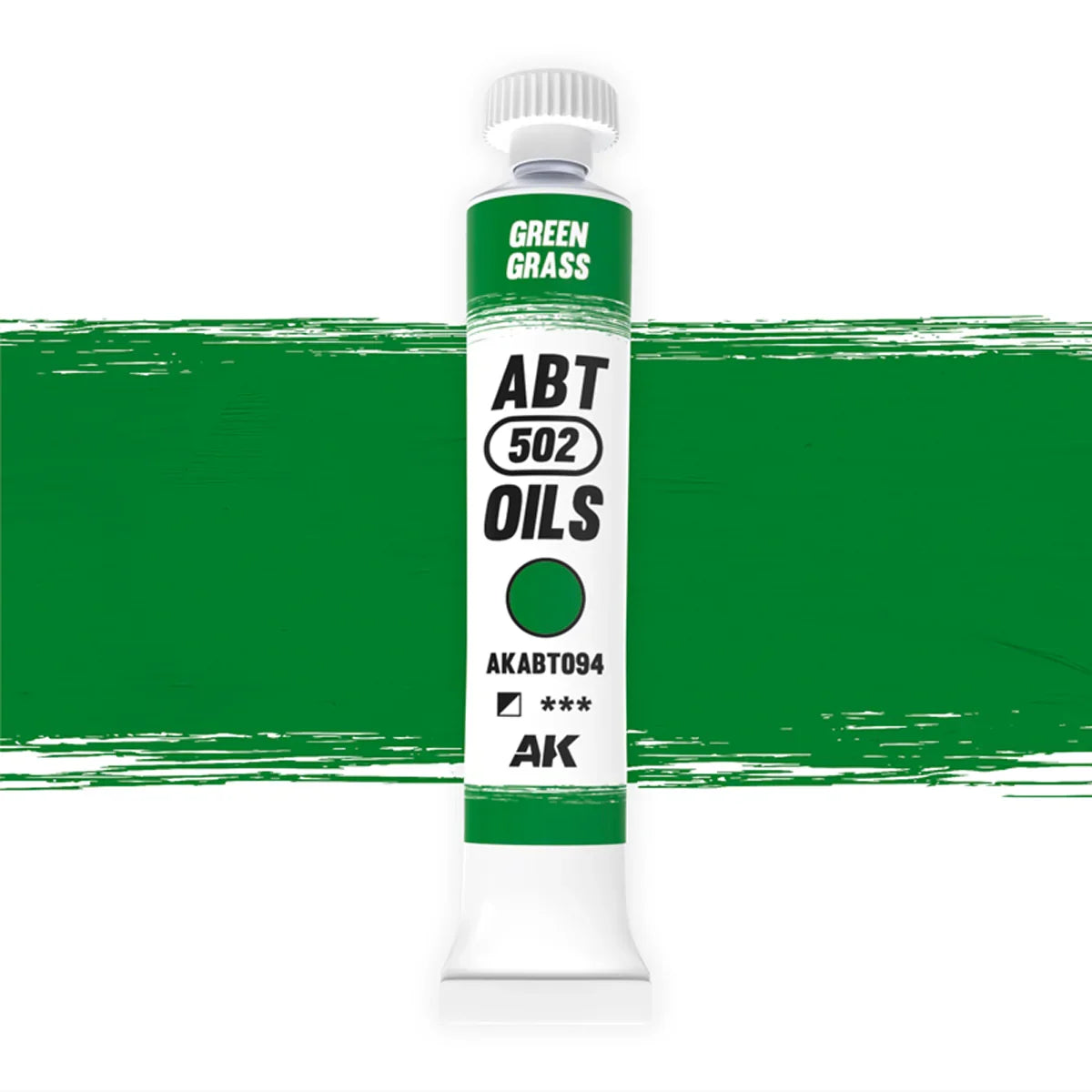 AK Interactive AKABT094 Green Grass ABT 502 Oils - A-Z Toy Hobby