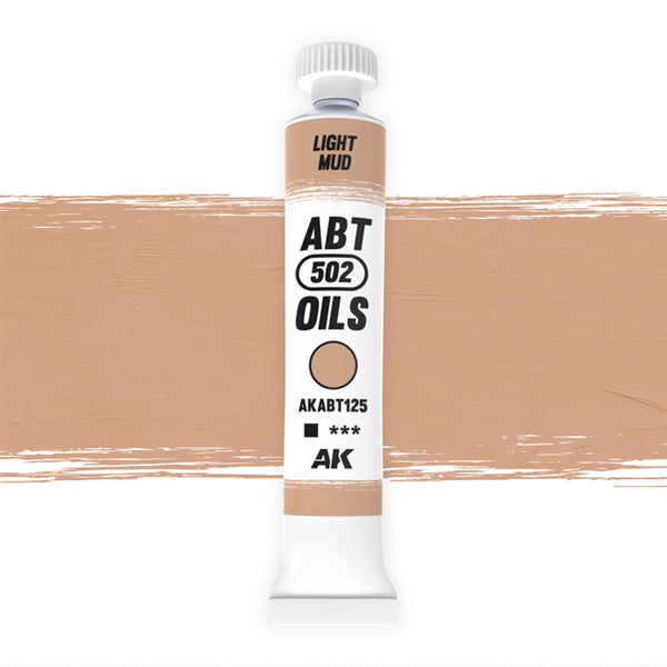AK Interactive AKABT125 Light Mud ABT 502 Oils
