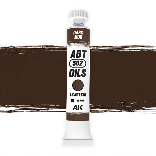 AK Interactive AKABT130 Dark Mud ABT 502 Oils
