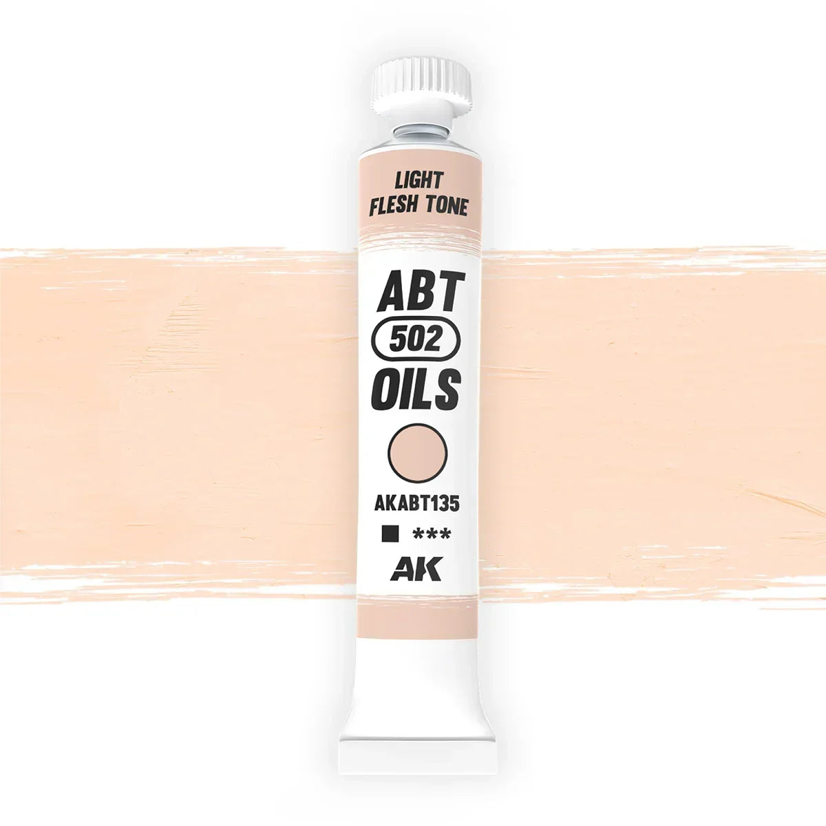 AK Interactive AKABT135 Light Flesh Tone ABT 502 Oils - A-Z Toy Hobby