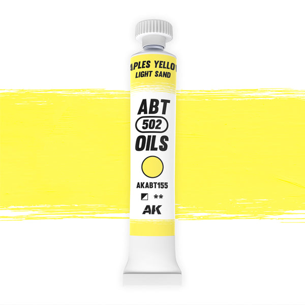 AK Interactive AKABT155 Naples Yellow/Light Sand ABT 502 Oils