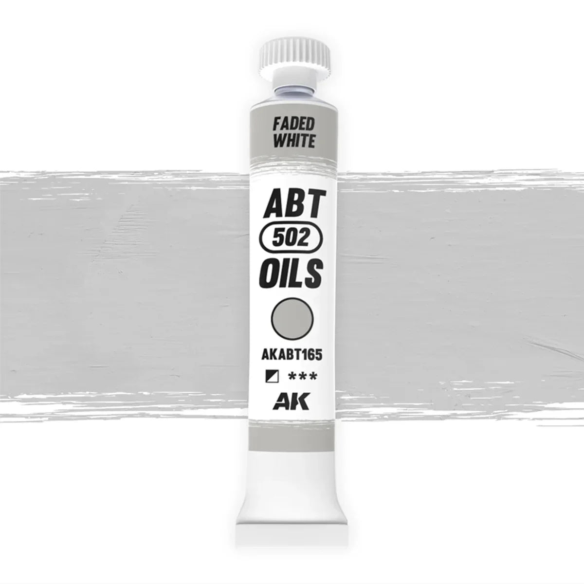 AK Interactive AKABT165 Faded White ABT 502 Oils - A-Z Toy Hobby