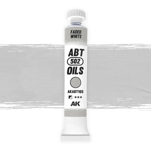 AK Interactive AKABT165 Faded White ABT 502 Oils - A-Z Toy Hobby