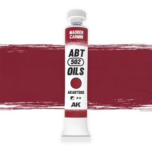 AK Interactive AKABT505 Madder Carmin ABT 502 Oils - A-Z Toy Hobby