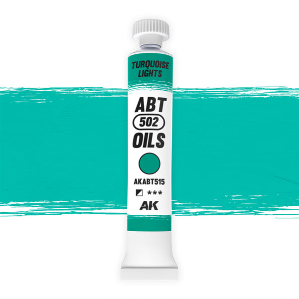 AK Interactive AKABT515 Turquoise Lights ABT 502 Oils